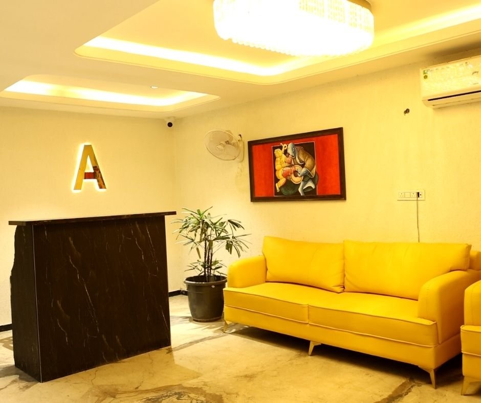 A Block Reception Lobby